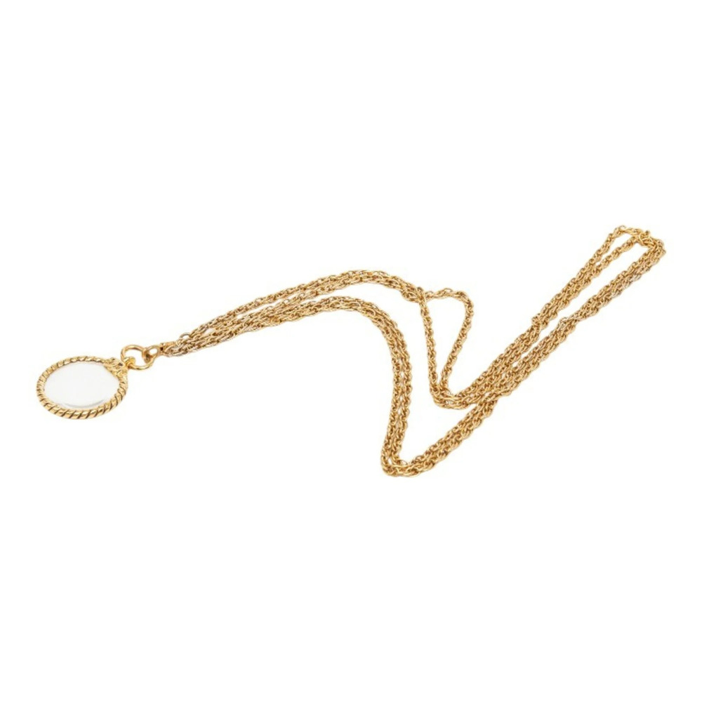 CHANEL Gold Logo Necklace - Picture 4 of 8